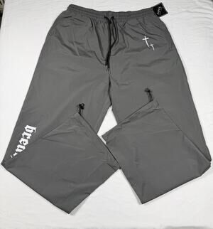 ZAFUL FOREVER YOUNG MENS SMALL GRAY JOGGER PANTS TRENDING LEG BREAKEVERYTHING